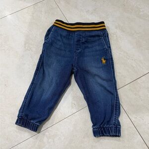 Ralph Lauren Polo Kids' Blue Jeans with Yellow Accents